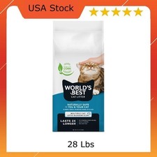 WORLD'S BEST CAT LITTER Multiple Cat Lotus Blossom Scented - Long-Lasting, 28lb