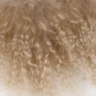 Wool hair  Dollmore Natural Wave Mohair (including mohair/skin)/Light Gold Blond