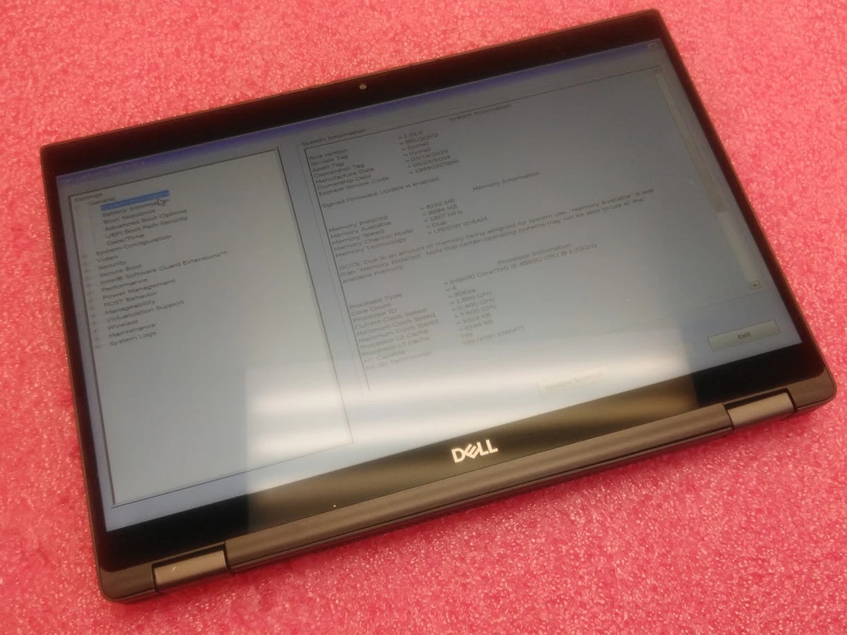 Dell Intel Core i5 8th Gen. PC Laptops & Netbooks 13-13.9 in