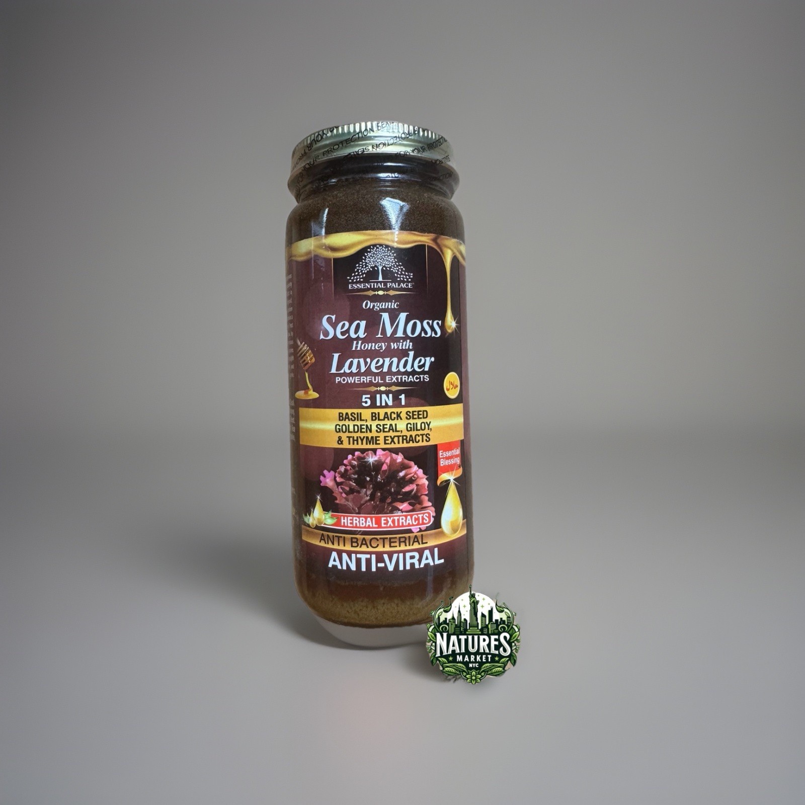 SEA MOSS HONEY With LAVENDER By Essential Palace 5 IN 1 Miraculous Healing Power
