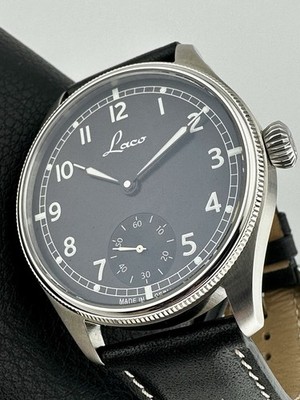 LACO NAVY WATCHES BREMERHAVEN 42.5mm SWISS MANUAL WIND MOVEMENT CAL LACO 98