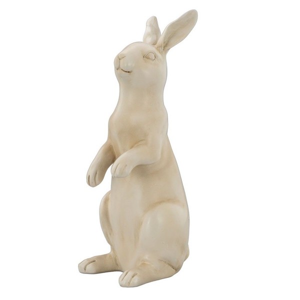 Osterhase Beige Matt 33 Cm Groß Handarbeit Osterhase Ostern Osterdeko Dekofigur-image