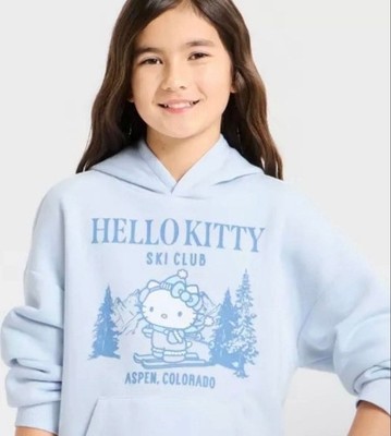 Hello Kitty small 6/7 Ski Club Aspen Colorado Graphic Hoodie