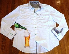 ROBERT GRAHAM MENS AUTHENTIC BRAND NEW ORIGINAL DRESS SHIRT Size L (LARGE), NWT