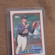 Topps 1988 Fred Toliver Base Set #623 Minnesota Twins Baseball Card