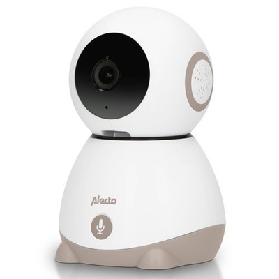WiFi-Babyphone mit fernbeweglicher Kamera Alecto Weiß-Taupe