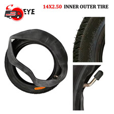 14x2.50 Pneumatic Tyre's Inner Tube 64-254 Fits 14" Electric Bicycle E BikeWheel