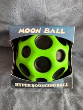 WABOBA MOON BALL HYPER BOUCING BALL IN GREEN FOR AGES 5 - NEW IN PACKAGE READ