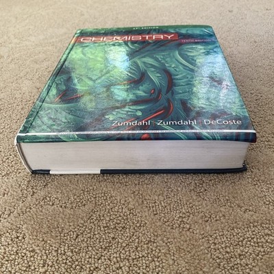 Chemistry (AP Edition) 10th Edition - Zumdahl Hardcover Very Good