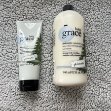 Philosophy Baby Grace Firming Emulsion 32 oz Hand Nail Cream 7 oz Lot NEW Sealed