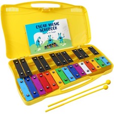 25-Key Colorful Xylophone for Kids  Musical Instrument with Songbook  Mallets