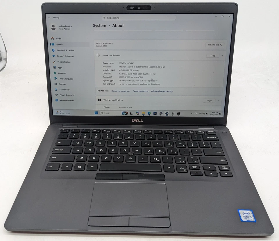 Dell Latitude 5400 · i5-8365U · 16GB · 1TB, photo 2 of 5