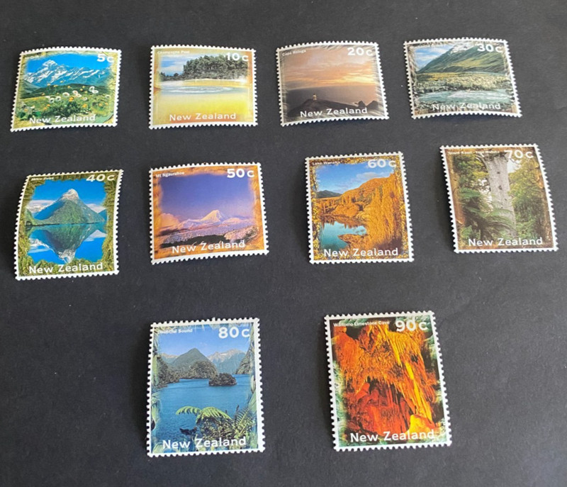 #2 New Zealand Stamps 13 Full Sets MNH Modern High Values 1980's Early 2000's