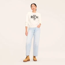 Women's Graphic Print Pullover Sweatshirt - Woolrich Cream M