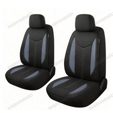 For Nissan Premium Leather Car Seat Covers Full Front 2seats Cushion Protectors