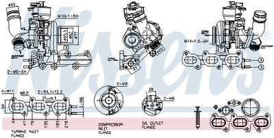 NISSENS 93466 Lader, Aufladung für AUDI,DACIA,NISSAN,RENAULT,SEAT,SKODA,VW