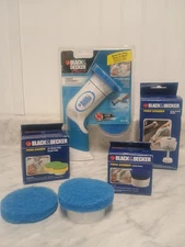 Lot Black & Decker PKS160 Powered Kitchen Scrubber And Attachments New 