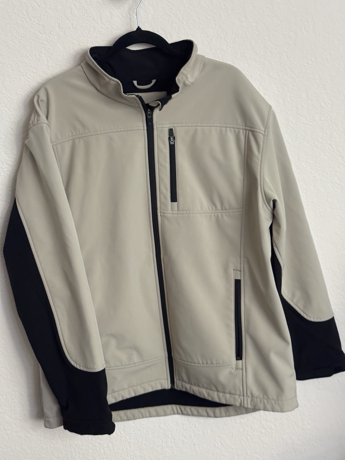 RedHead Beige Black Full Zip Softshell Jacket Men… - image 5