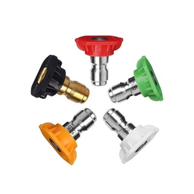 5 Sprays Patterns Nozzle Set With Engineering Plastic Connector For Hose