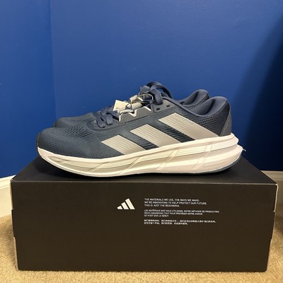 Adidas Questar 3 Running Shoes Size 11 Blue Gray White Men's Sneakers ID3699