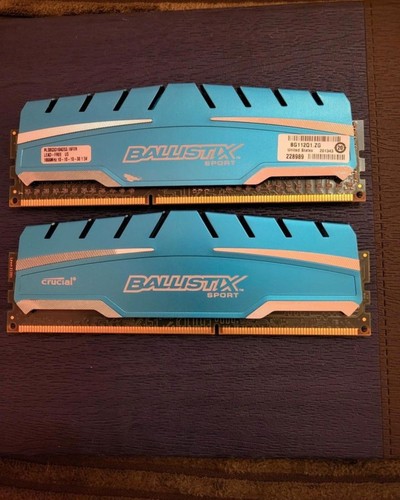Crucial Ballistix Sport XT DDR3 RAM 2x Module, 1866 MHz, je 8 GB