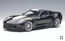 1/18 Diecast Chevrolet Corvette C7 Grand Sport Yellow Hash Black White AUTOart