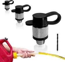 Gas Can Vent: 10-Second Easy Install, Fast Fuel Flow, 3-Pack, Durable Stainless