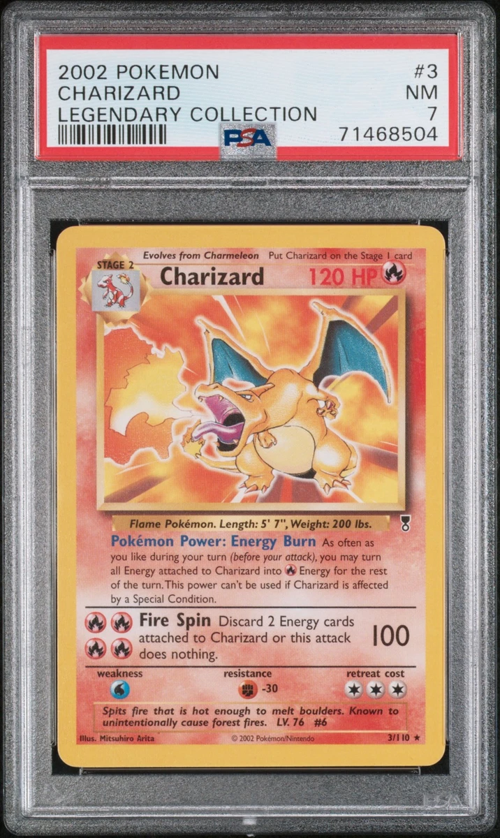 【PSA8】リザード 英語 リバホロ Legendary Collection Charizard Pokémon TCG Professional Sports Authenticator (PSA