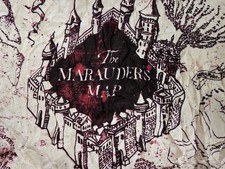 Wizarding World Harry Potter Licensed Marauders Map Scarf Lightweight HP Unisex