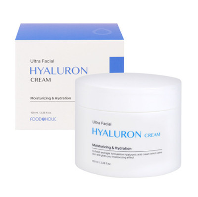 FOOD A HOLIC Ultra Facial Hyaluron Cream 100ml / 3.38fl.oz Whitening Anti-Wrinkl