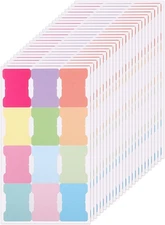 480Pcs Month Tabs for Planner, Self Adhesive Paper Planner Stickers Double Sided