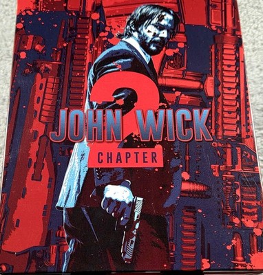John Wick: Chapter 2 Steelbook (Blu-Ray/DVD, 2017) Best Buy Exclusive Works