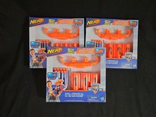 Lot Of 3 NERF N-STRIKE UPGRADE KIT: 3 Shells, 9 Darts, Shell Holder