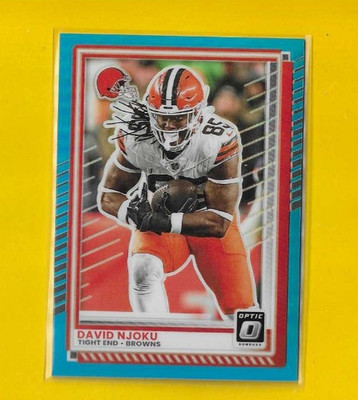 75375 2025 Donruss Optic Aqua #76 David Njoku BROWNS 101/349
