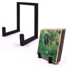 Metal Vinyl Record Storage Tabletop Retro Minimal Record Holder For LP Display