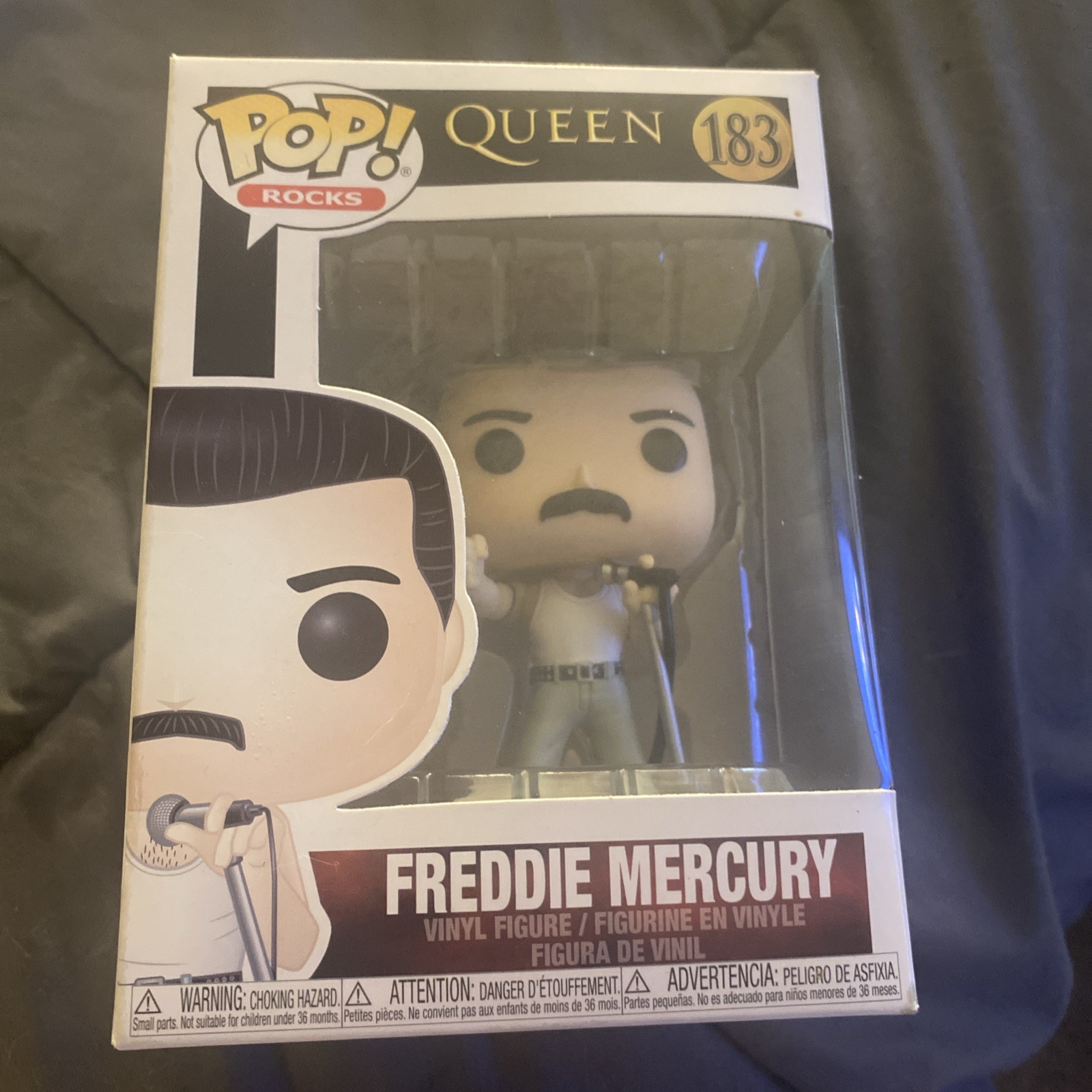 Funko Pop! Vinyl: Freddie Mercury #183 Queen NIB Live Aid