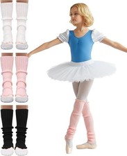 3 Pairs Ballet Leg Warmers Girls Soft Ankle Warmers Girls Yoga Dance Fashion