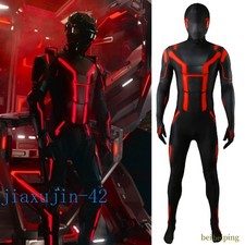 New 2025 Cosplay Tron 3 Ares Mask Jumpsuit Bodysuit Halloween Adult Kids Costume