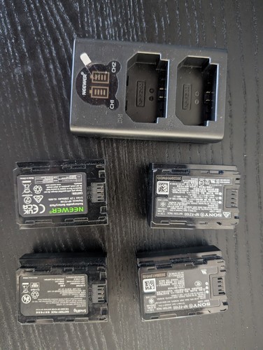 Sony NP-FZ100 Battery (Lot Of 4 Batteries)