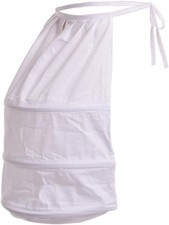 BBSET Victorian Double Pannier Hoop Skirt Costume Cage Pannier-Petticoat Skirt