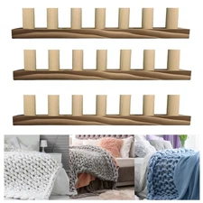 Blanket Loom for Chunky Yarn Wooden Knitting Loom Expandable Connection for DIY