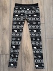 Hippie Rose Women’s Cozy Fleece Black & White Polar Bear Leggings Size L — photo 1