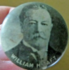 WILLIAM H. TAFT 27th President of the United States PICTURE POLITICAL PIN