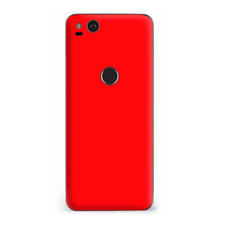 Google Pixel 2 Skins Decal Wrap Solid Red color