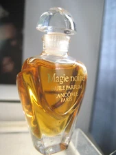 🎁1980s Vintage Mini 0.25 oz  Lancome Magie Noire Perfume Oil Huile Parfum