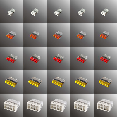 100x Wago Klemme 2273 202  203  204  205  208 Verbindungsklemme Dosenklemme