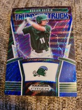 Hudson Haskin 2020 Panini Prizm Thunderstruck Baseball Card TH-12 Blue Wave 
