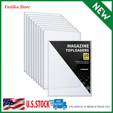 Magazine Toploader - 7mm Thick Plastic Sleeves, 9x11.5 Top Loader Clear