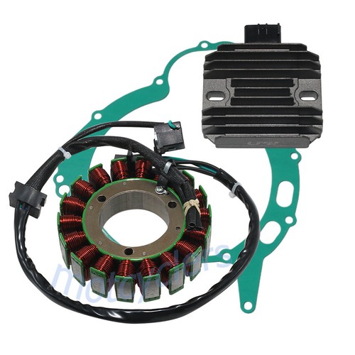 32101-06G00 Per Suzuki Bobina Statore+Raddrizzatore+Guarnizione DL1000 V-Strom 1000 DL1000K2 - Foto 5 di 8