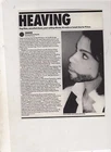 ☆☆ Rare PRINCE DIAMONDS AND PEARLS LP CD -  APPROX A5 MAGAZINE REVIEW  ☆☆